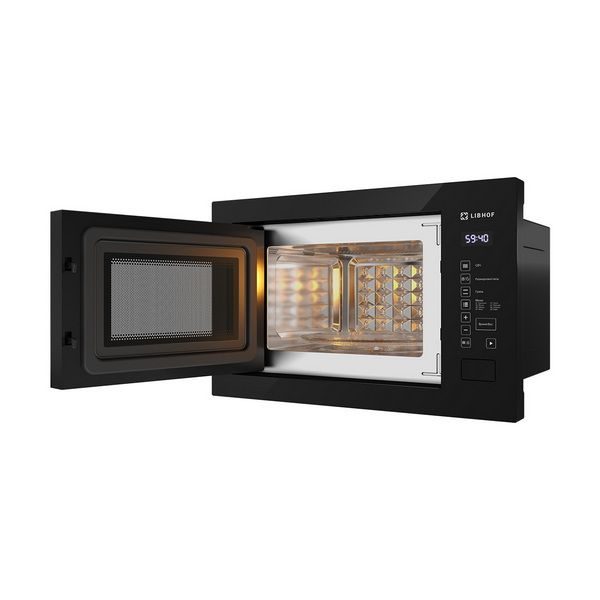 Фото Печь микроволновая встраиваемая Libhof MOS-3225 black — арт. libmos3225b 6