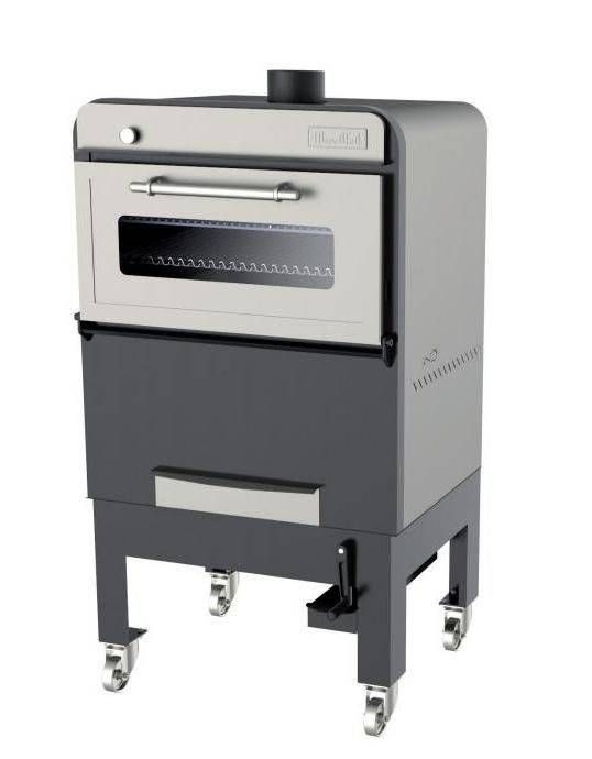 Печь на твердом топливе Movilfrit BR-130 Inox
