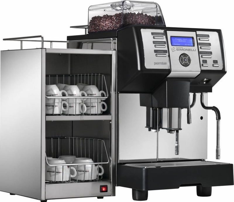 Фото Кофемашина суперавтомат Nuova Simonelli Prontobar 1 Grinder AD black + Russian LCD 1