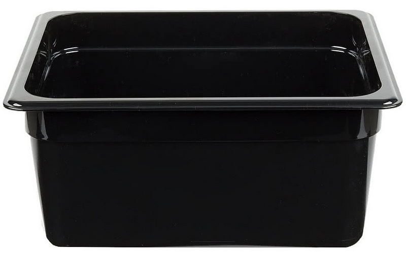 Фото Гастроемкость Cambro Camwear GN 1/2-150 поликарбонат, черная 8,9 л — арт. 26CW 110 2
