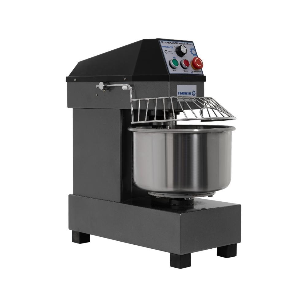 Фото Тестомес спиральный Foodatlas HS-10 Eco (графитовый) — арт. 00-00000529 8