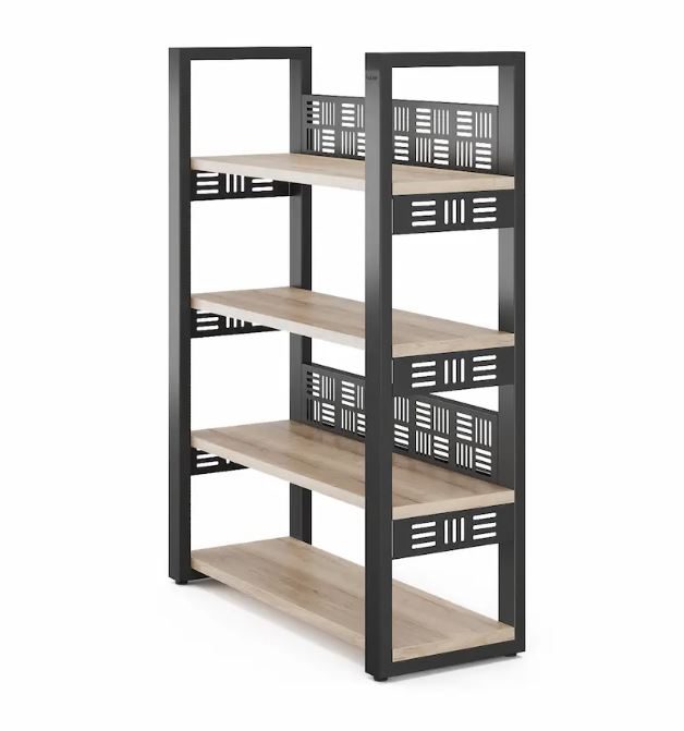 Фото Стеллаж открытый КОБОР SO4-60/36 black/natural 3