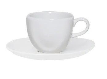 Чайная пара OXFORD White 220 мм артикул RA04-9504