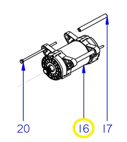 Двигатель FAGOR 12046405 стиральной машины LA-35