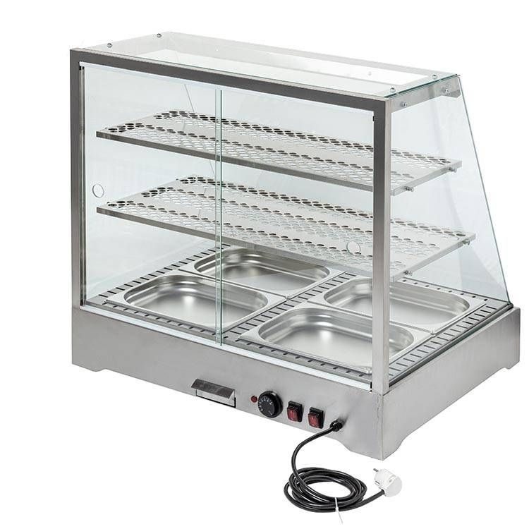 Фото Витрина тепловая настольная КОБОР CR2-80H Silver 3