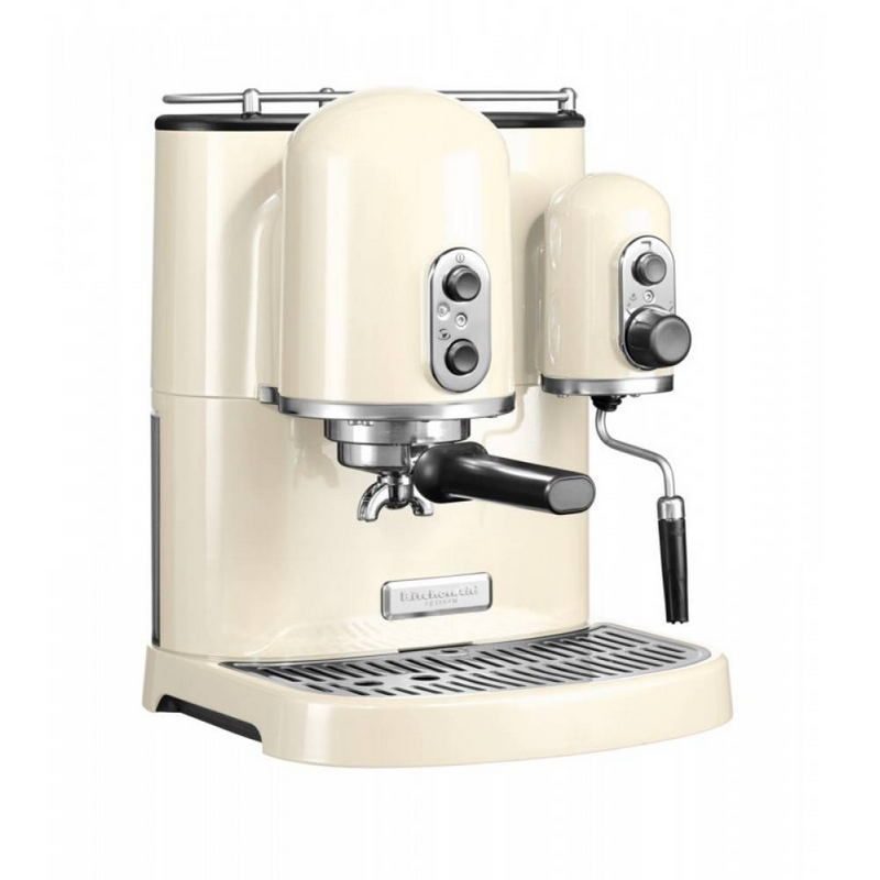 Фото Кофемашина рожковая KitchenAid Artisan 5KES2102EAC Espresso кремовая 3