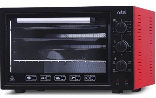 Фото Мини-печь ARTEL LUX черно-красный КОБОР — арт. MD-3618 1