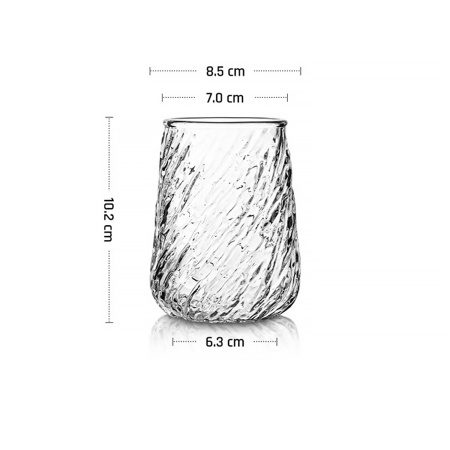 Фото Стакан Олд Фэшн MGline Thermo Glass 420 мл, D 70/85 мм, H 102 мм артикул 78536 1