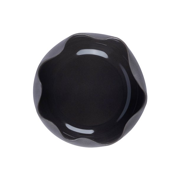 Фото Соусник Royal Charm Wave 150 мл, D 75 мм, H 38 мм, фарфор, черный — арт. 3041454 / ZH464-Y150/B 2