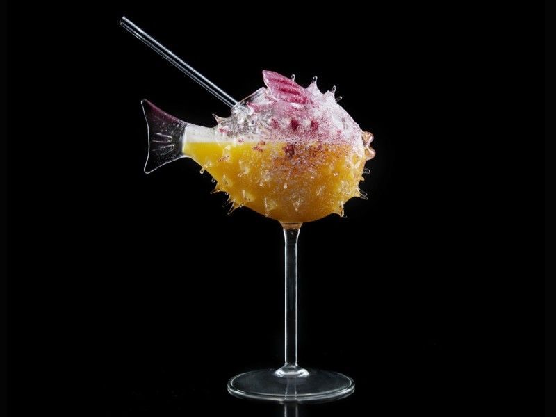 Фото Бокал для коктейля 100% Chef «Фугу»; стекло боросилик., прозрачное 250 мл, H 22, L16 — арт. 160/0093 4