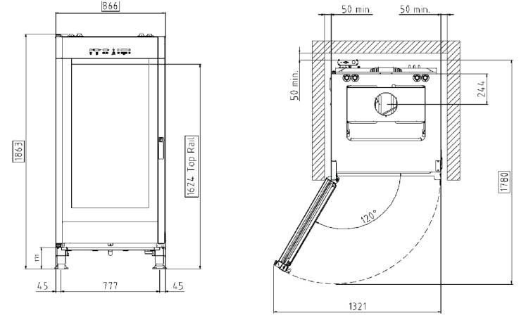 Фото Печь конвекционная газовая UNOX XBC 1015 EG 3