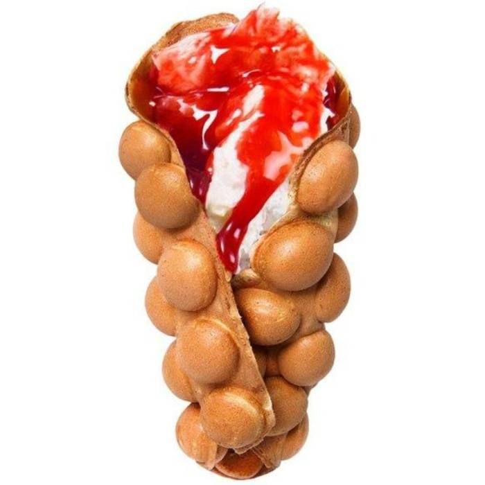 Фото Вафельница для гонконгских вафель STARFOOD Bubble Waffle 2