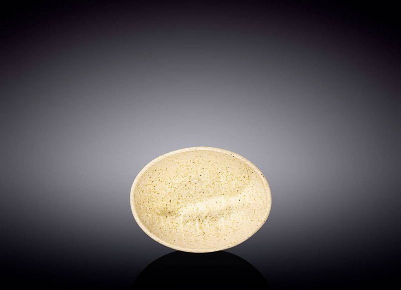 Фото Емкость для закусок Wilmax SandStone 50 мл, L 80 мм, B 60 мм, H 32 мм артикул 661317 1