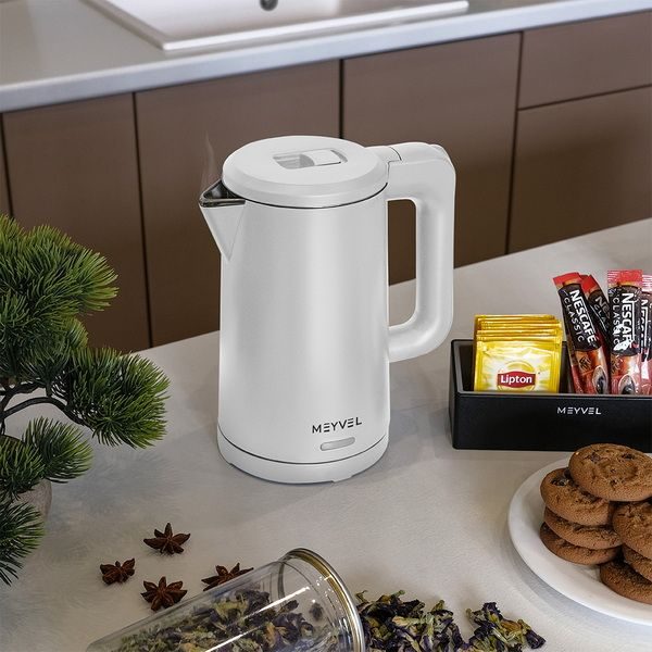 Фото Чайник электрический Meyvel MKE-03T (White) 2