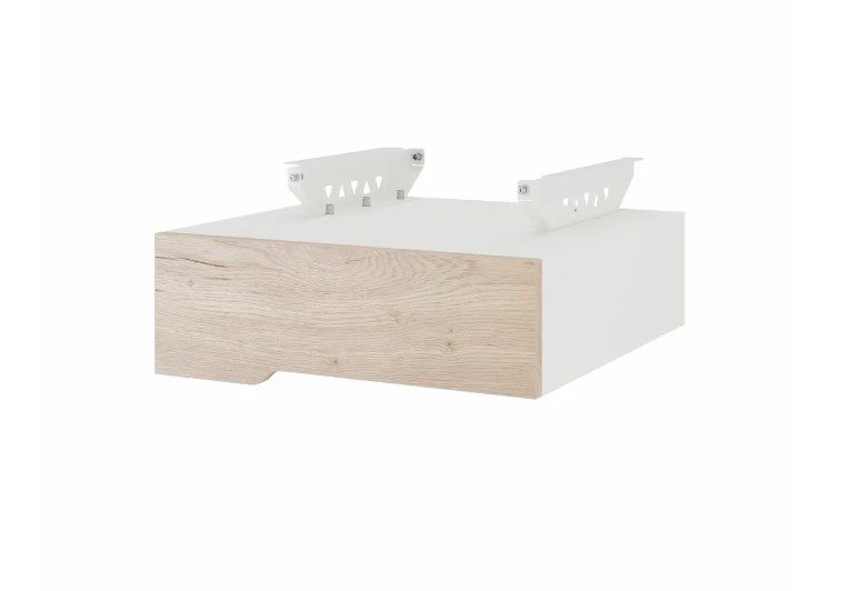 Тумба подвесная на 1 ящик КОБОР T-1 white/natural