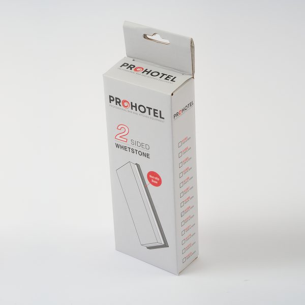 Фото Камень точильный ProHotel H1009 абразивность 600/1000, белый/красный артикул 4130822 4