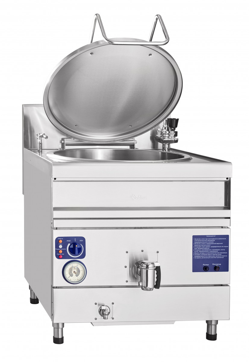 Фото Котел пищеварочный газовый КПГМ-100/9Т Abat (100 л, 100 °С, 1030 мм) 3
