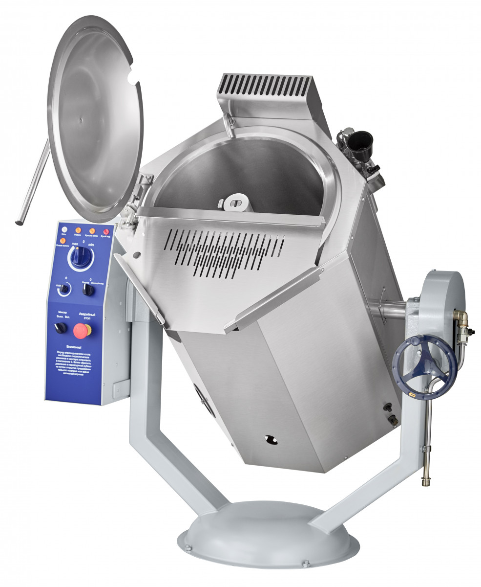 Фото Котел пищеварочный газовый КПГМ-60-ОМР Abat (60 л, 100 °С) 3